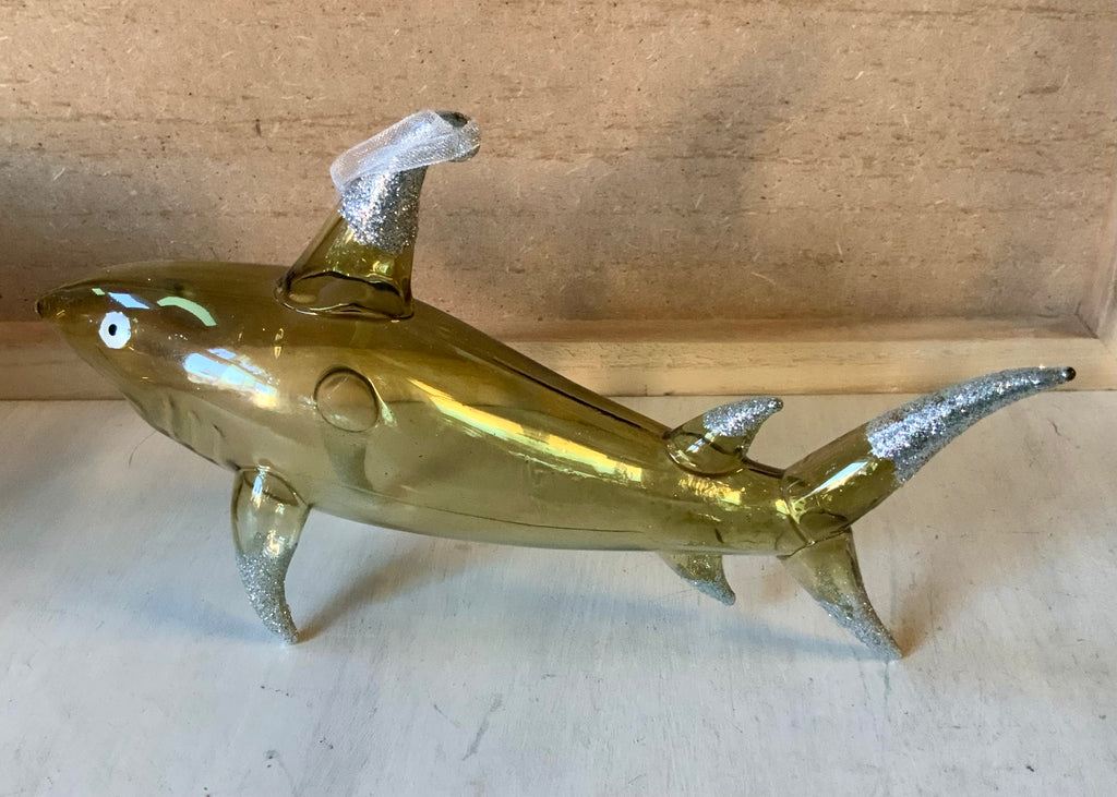 Shark Glass Ornament