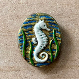 Raku Medallion Magnet