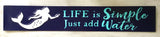 Beach Quotes Tin Sign