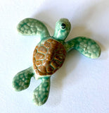 Raku Pottery Mini Turtles