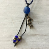 Blue Mermaid Silk Necklace