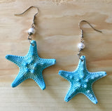 Real Starfish Earrings
