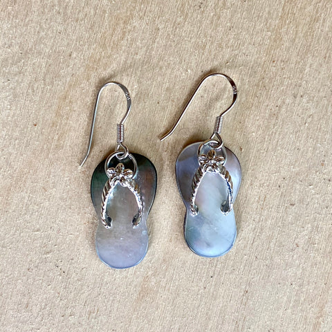 MOP Flip Flop Earrings