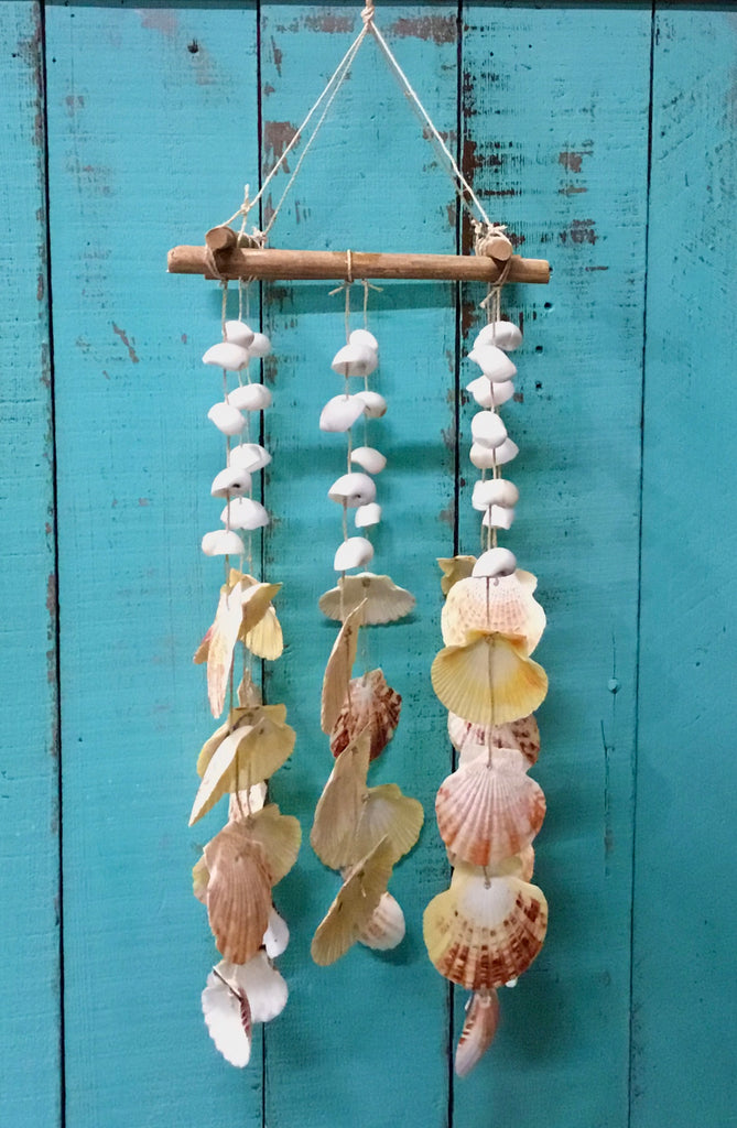 Tropical Scallop Tiki Top Windchime