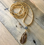 Sea Beauty Boho Beaded Necklace