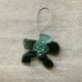 Jeweled Glass Flower Ornament