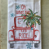 Christmas Flour Sack Towel