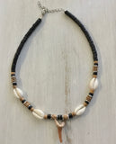 Cowrie Shark Tooth Necklace