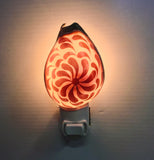 Carved Cowrie Shell Nightlight