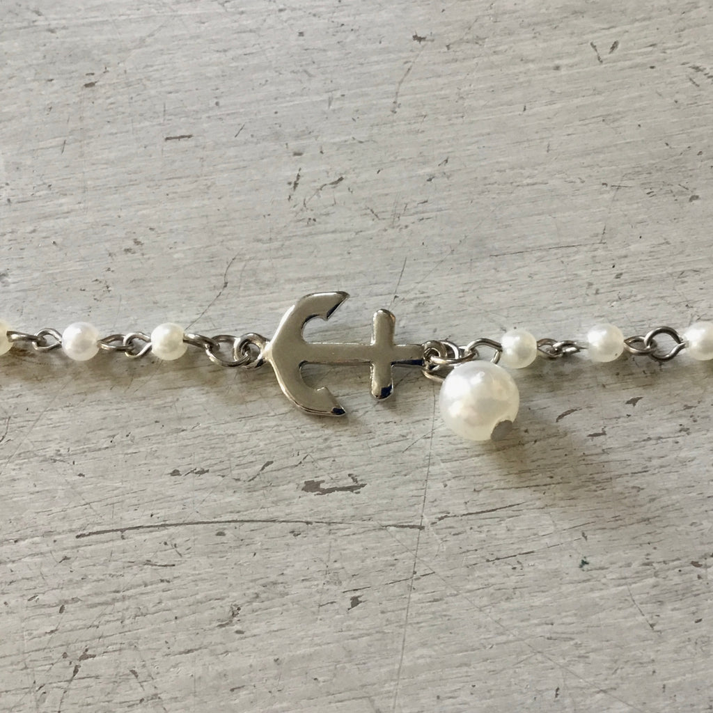 Ocean Vibe Pearl Anklet