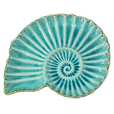 Nautilus Ribbed Pottery Dish