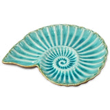 Nautilus Ribbed Pottery Dish