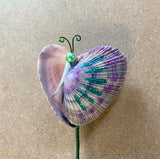 Butterfly Shell Heart Flowers