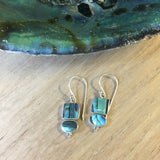 Abalone Geometric Earrings