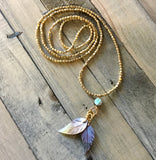 Sea Beauty Boho Beaded Necklace