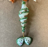 Dancing Mermaid Spiral Shell Ornament