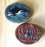 Raku Medallion Magnet