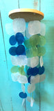 Capiz Geometric Windchime