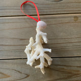 Mistletoe Coral Ornament