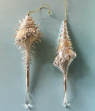 Jeweled Spindle Shell Ornament