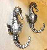Steam Punk Seahorse Wall Hook