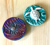 Raku Medallion Magnet