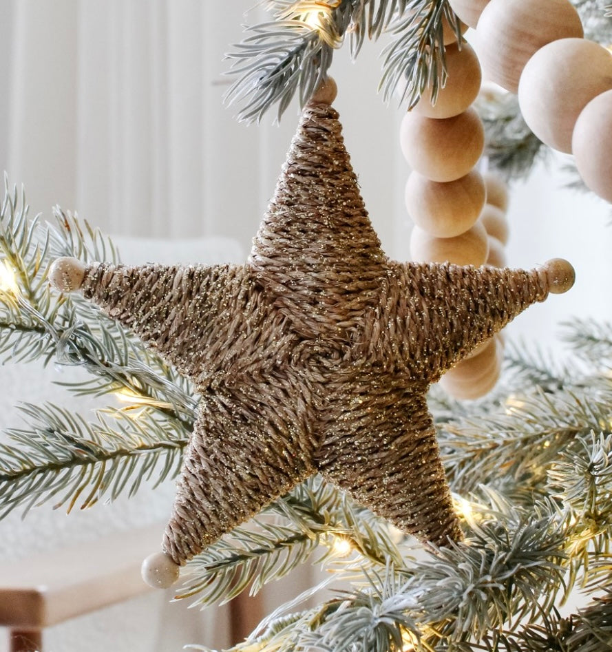 Shimmer Rope Star Ornament