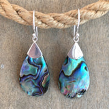 Abalone Tear Drop Earrings