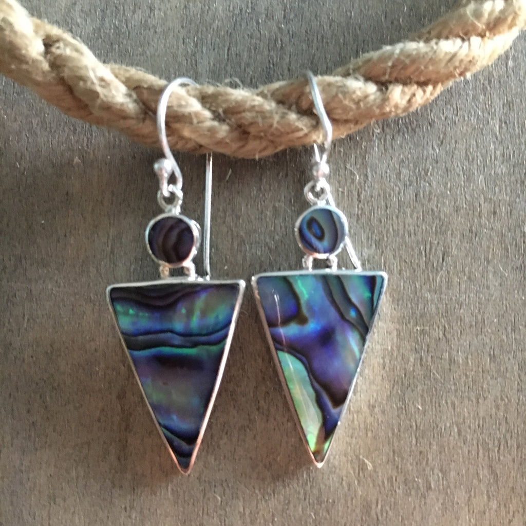 Arrow Abalone Earrings