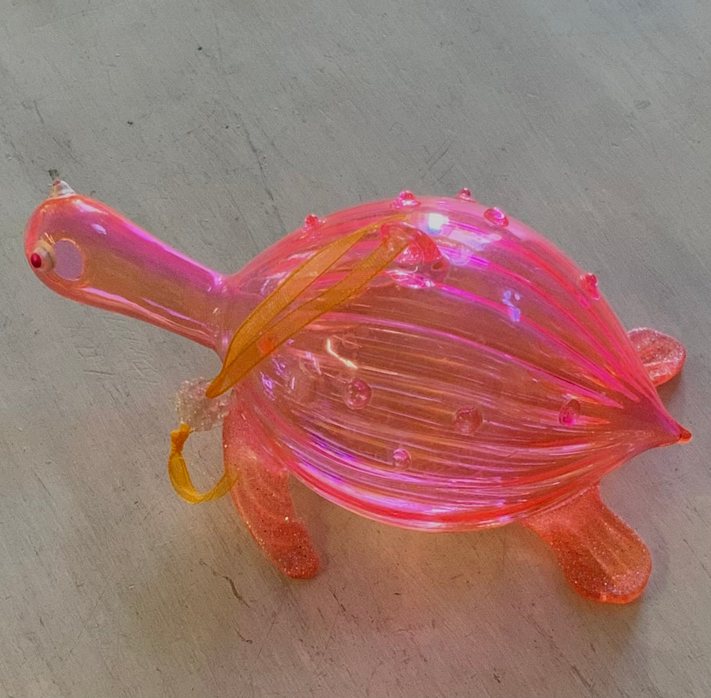 Glass Turtle Ornament