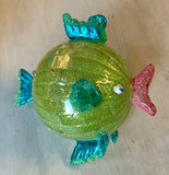 Fanciful Glass Fish Ornaments