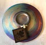 Raku Pottery Decor Plate