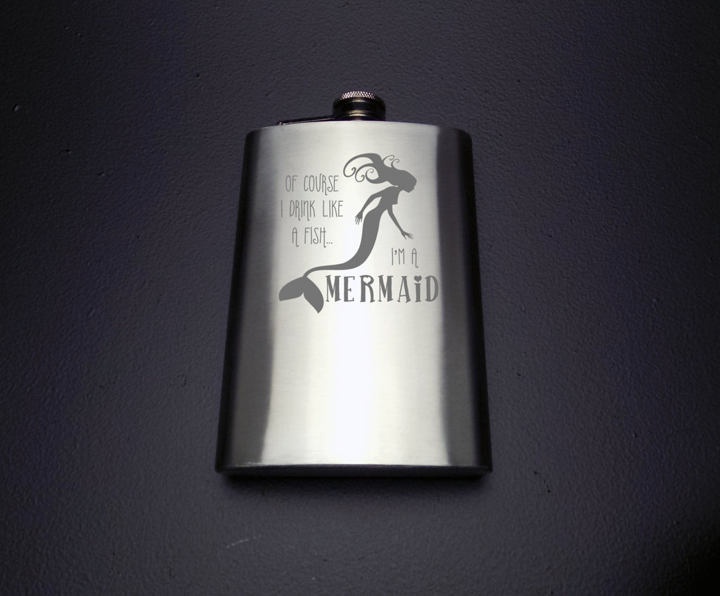 Drink like a Mermaid Flask
