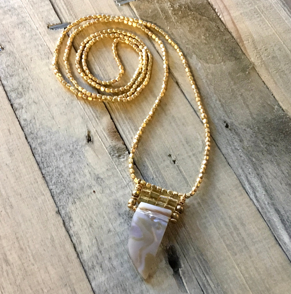 Sea Beauty Boho Beaded Necklace