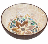 Mother-of-Pearl Coconut Bowl