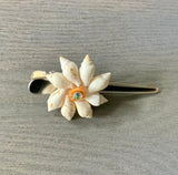 Seashell Flower Hair Pinch Clip