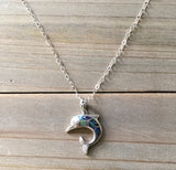 Abalone Dolphin Necklace