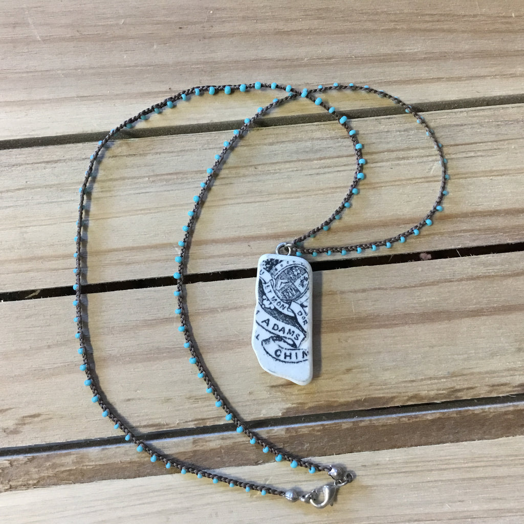 Seahorse Tail Pottery Necklace