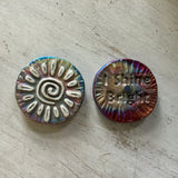 Raku Medallion Magnet