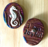 Raku Medallion Magnet