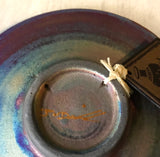 Raku Pottery Decor Plate