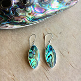 Abalone Leaf Earrings