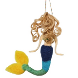 Mermaid Princess Felt Ornament