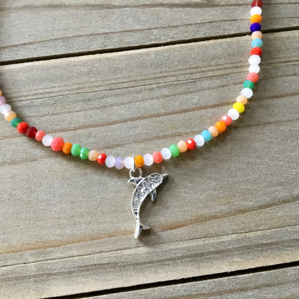 Rainbow Sea Life Anklet