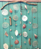 Coastal Blush Capiz Windchime