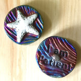Raku Medallion Magnet