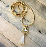 Sea Beauty Boho Beaded Necklace