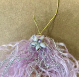 Dancing Mermaid Spiral Shell Ornament