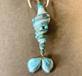 Dancing Mermaid Spiral Shell Ornament