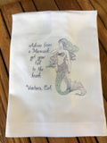 Mermaid Advice Tea Towel